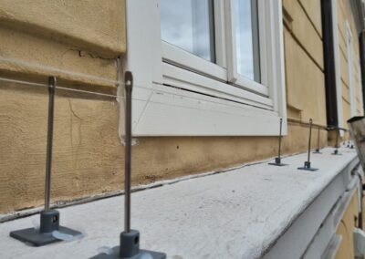 sistema a filo ballerino di allontanamento piccioni